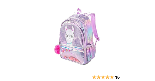 justice llama backpack