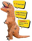 LuckySun Adult Dinosaur Shape Inflatable Costume T-rex Pterosaur Scale Exclusive Drawstring Bag