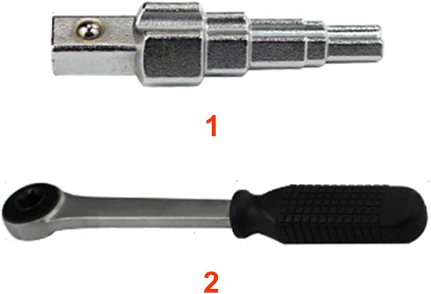 Almabner Radiator Stepped Wrench and Ratchet,Practical Radiator Spanner