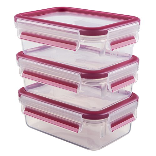 Emsa 515582 "clip & close 2.0" 3 piece food storage…