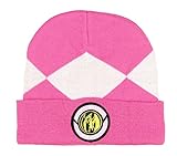 Power Rangers Costume Beanie Hat (Pink Ranger), One Size