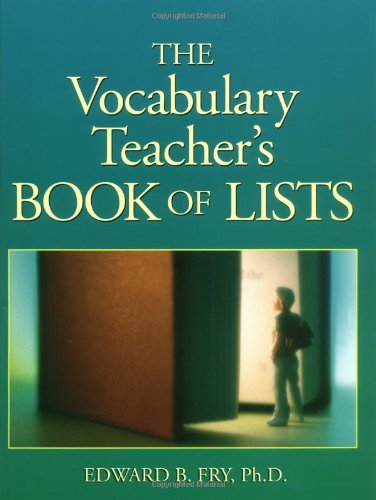 The Vocabulary Teacher’s Book of Lists, Books Central