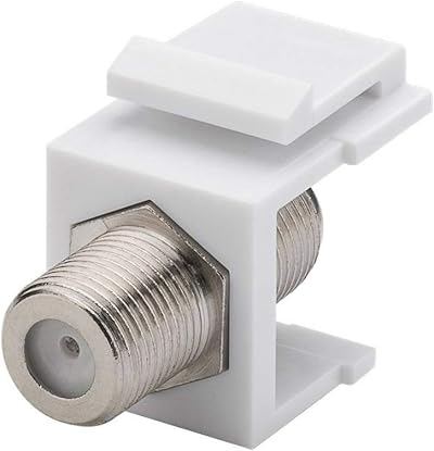 Goobay 79474 Keystone Module F Female to F Female SAT Antenna Connector