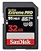 SanDisk 32GB Extreme Pro Memory Card works with Nikon D3400, D3300, D750, D5500, D5300, D500, AW130, W100, L840, A900, P530 Digital DSLR Camera SDHC 4K V30 UHS-I with Everything But Stromboli Reader