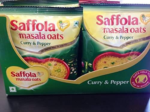 Saffola Masala Oats- Curry & Pepper -40g X 12
