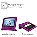 Fintie Case for Fire HD 10 (5th Generation, 2015 Release), [Kids Friendly] Shock Proof Light Weight Convertible Handle Stand Cover for Fire HD 10.1 Inch Tablet - Purple