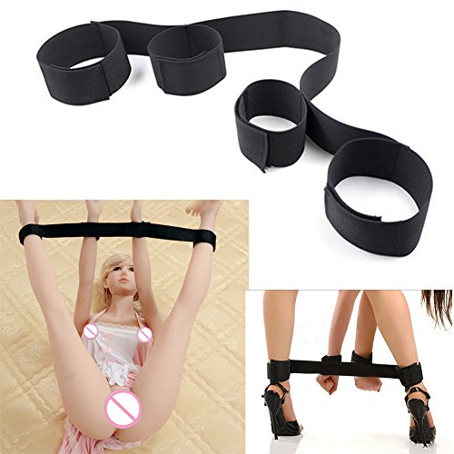 Nylon bondage restraint bdsm games- bed restraints hand…