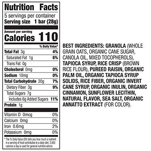 Annie's Chewy Granola Bars, Oatmeal Cookie, Gluten Free, 5 ct, 4.9 oz. (Pack of 12) Pricepulse