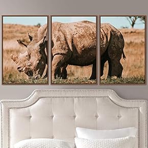 signwin 3 Piece Framed Canvas Wall Art Stomping...