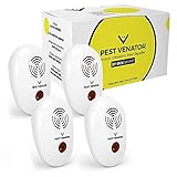 Pest Venator Ultrasonic Mouse Repellent | Electronic Plug in Pest Device to Get Rid of Rats and Mice | Drives Rodents Out by Ultrasound | Safe Mouse Control | Bonus E-Book Guide