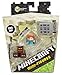 Minecraft Mini Figure 3-Pack - Magma Cubes, Alex with Shield, Skeleton In Cage