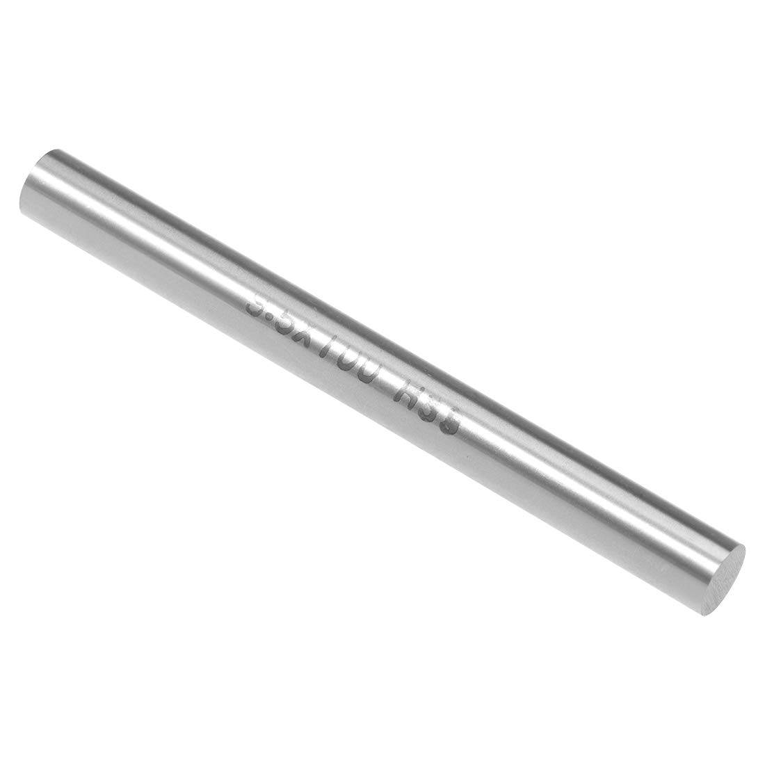 sourcing map Round Steel Rod, 9.5mm HSS Lathe Bar Stock Tool 100mm Long, for Shaft Gear Drill Lathes Boring Machine Turning Miniature Axle, Cylindrical Pin DIY Craft Tool