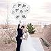 DreamJ 30Pcs Mr. & Mrs. Balloons Just Married Balloons, 10in Wedding Balloons White Balloons Great for Bridal Shower Decorations,Wedding and Bachelorette Party Suppliers