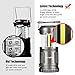 GYMAN 2 Pack LED Camping Lantern&Flashlight Latest COB Technology Survival Kit for Emergencies, Hurricanes, Storms, Camping Gear for Hiking, Outages, Night, Fishing