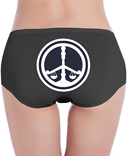 YZHBIon Peace and Justice Women's Soft Low-Waist Underwear Panty