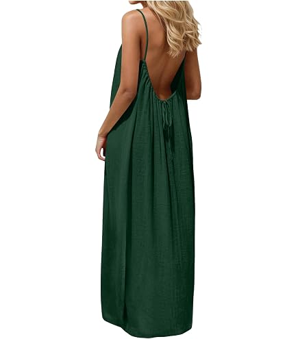 backless lounge dress Cami for Women Sleeveless House Long Sundress with Back Tie contouring your curves and Size:Size 28W Bachelorette Dress In Chocolate Color Name:BLACK MULTI