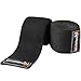 Meister Power Lifting Knee Wraps Squats Support - Black