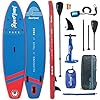 AQUAPLANET Aufblasbares Stand-Up Paddleboard Set – Pace I 320 cm I Ideal für SUP Anfänger & Experten I Beinhaltet Finne…