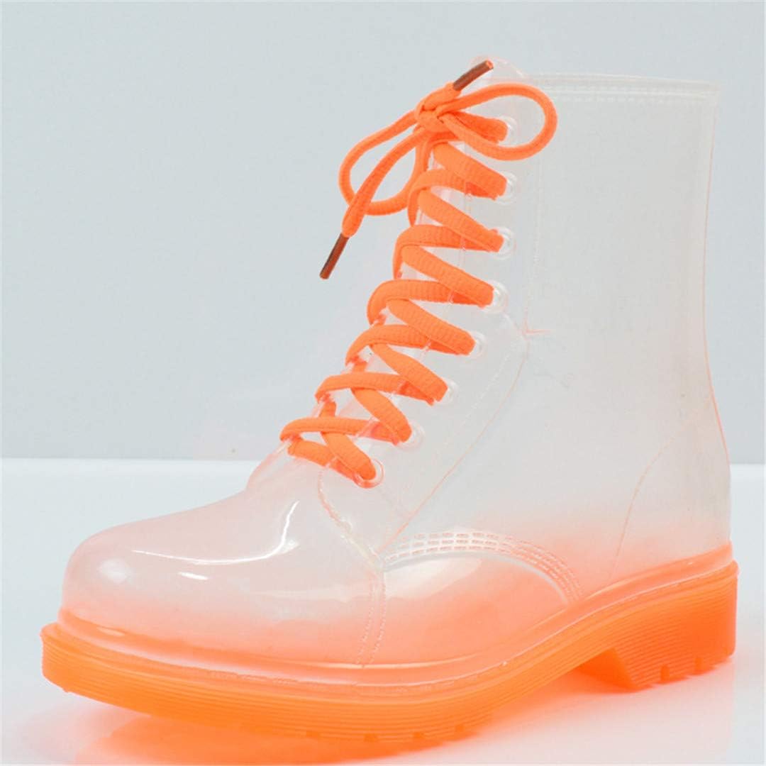orange jelly shoes