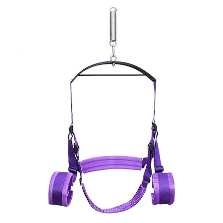 JFJFJSJS Adult Door Sex Swing Chair Einfache Bondage Sexuelle Leidenschaft Preiswertes Sexspielzeug für Paare, lila