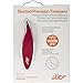 Slice 10450 Slanted Tweezer, Extra Wide Grip, Easy to Use for Normal & Course Hair or Splinter, Red