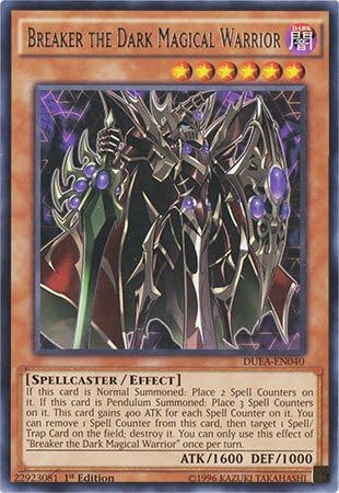 Amazon Com Yu Gi Oh Breaker The Dark Magical Warrior Duea En040 Duelist Alliance 1st Edition Rare Toys Games
