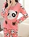MyFav Children Girl Pajama Long Sleeve Sleepwear Cute Big-Eye Panda Nightclothes