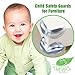 TheKiddiCo Child Safety Baby Proofing Corner Protectors Table Corner Guards, 8 Count