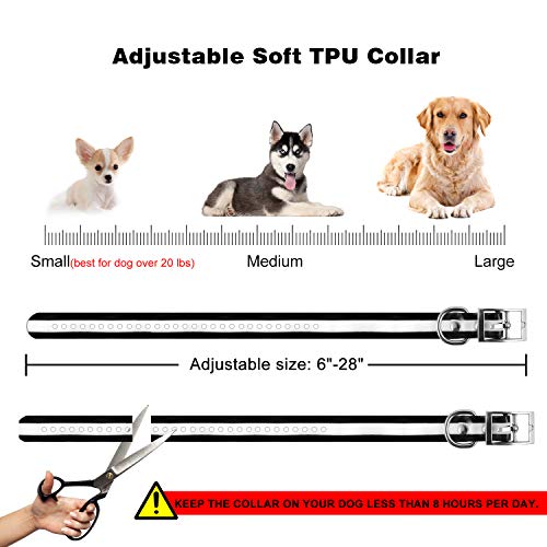 Beinhome Upgraded 2 in 1 Dog Training Collar Sound Vibration & Static Shock Collar & Outdoor Wireless Dog Fence Pet Containment System Kit