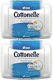 Cottonelle Fresh Care Flushable Moist Wipes Tub, 42ct, 2pk