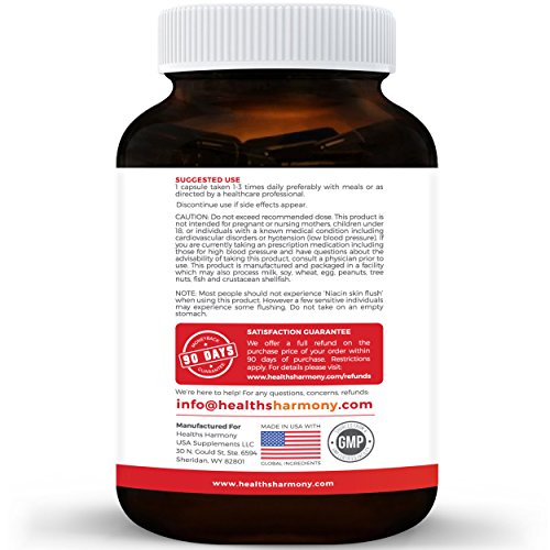 Best Blood Pressure Support Supplement (NONGMO) Premium Natural