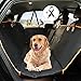 Siivton Dog Car Seat Cover, Waterproof Pet Seat Cover with Mesh Window Back Seat Dog Cover with Side Flaps Nonslip Durable Dog Hammock for Cars Trucks and SUVs (dog seat cover)