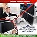 23 inch Computer Privacy Screen (16:9) - Black Security Shield - Desktop Monitor Protector - UV & Blue Light Filter by Akamai (23.0 inch Diagonally Measured, Black)