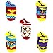 Justice League Girls Womens Multi Pack Socks (Toddler/Little Kid/Big Kid/Teen/Adult)