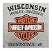 HARLEY-DAVIDSON Men's Tee, Distressed Bar & Shield Short Sleeve 30296597 (L) Athletic Grey