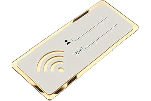 Wifi Sign - Acrylic Password Display, High Transparency Decoration, Portable Wear Resistant Information | Apartment Dormitory