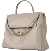 I-kenoyo Luxury Leather Tote Bag For Women with Metal Bow Designer Handbag for Work and Casual Use Annual New