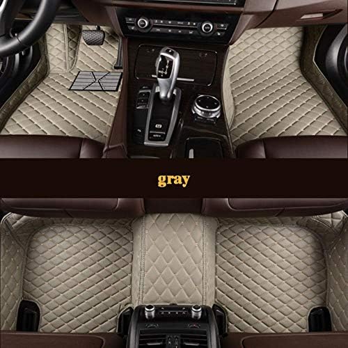 MZLJL Custom car floor mats For Mitsubishi ASX Lancer Outlander Pajero V73 V97/V93 Grandis Eclipse galant FORTIS Auto floor mat,gray