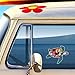 Sea Turtle Sticker Colorful Geometric Car Decal by Megan J Designs™ - Laptop Sticker Window Vinyl Sticker