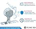 HOME SO Toothbrush Holder with Suction Cup Hanger - Hygienic Bathroom Organizer Holds up to 4 Toothbrushes - Stainless Steel Chrome - Removable Reusable Stick on Bathroom Mirror or in Shower…