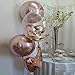Yalulu 4pcs 22inch Rose Gold 4D Large Round Sphere Shaped Aluminum Foil Balloon Birthday Party Wedding Baby Shower Marriage Decor Supplies (Gold)