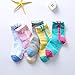 Boboking Girl's Fashion Cotton Breathable Socks, Deer, 2-4 Years/Shoes Toddler 7M-10.5/14cm-16cm (Pack of 5)