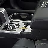 Steel Interior center & Front console Cup Holder & Storage box Gears Frame cover trim Accessories for 2014 2015 2016 2017 2018 TOYOTA Tundra (Storage box)