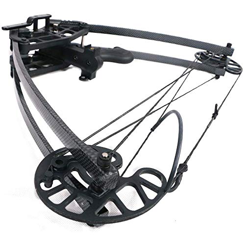 MILAEM Archery Compound Bow Hunting Triangle Bow 45lbs Short Axis Right Left Hand for Outdoor Hunting Competition Composite Bow (Black) - Thumbnail 5