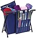ArtBin 6933AM Needle Arts Caddy Knitting & Crochet Organizer, Collapsible Poly Canvas Caddy, Navy
