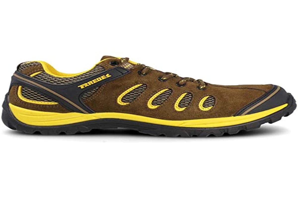 Walls 1 Radio Shoe, Safety, Protection, Cord, Comfort, Brown/Yellow