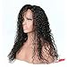 EAYON HAIR Curly 13x4 Lace Front Human Hair Wigs-Glueless 130% Density Brazilian Virgin Remy Wigs with Baby Hair for Women 12 inch Natural Color
