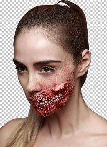 Prosthetic SFX Makeup Wounds Bite Me Face Damage SFX