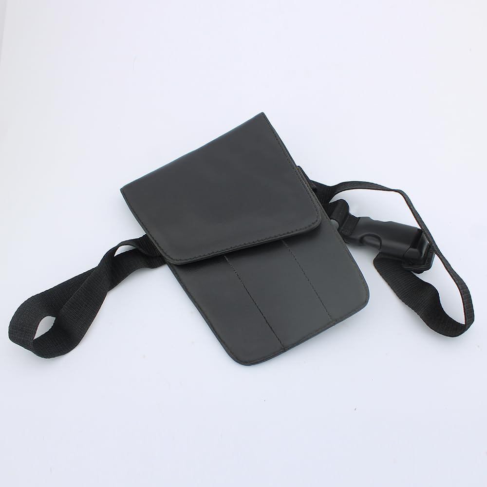 Haryali London Hairdressing Scissors Holster with Adjustable Belt – Professional Leatherette Tool Pouch for Hair Stylists Barbers & Saloon – Scissor Holder with Multiple Compartments