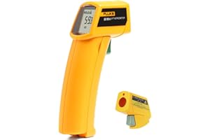 HTLNUZD Fluke 59 Mini IR Thermometer Laser Infrared Digital Display High Precision Handheld Tester Temperature Gun